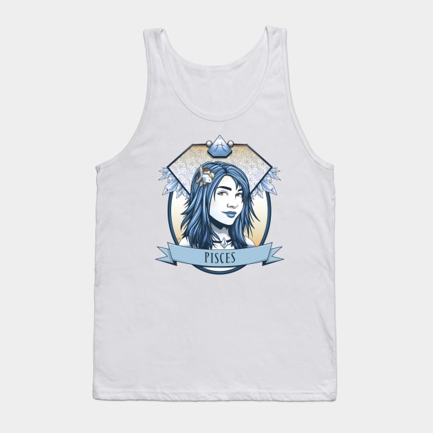 Pisces Tank Top by redappletees